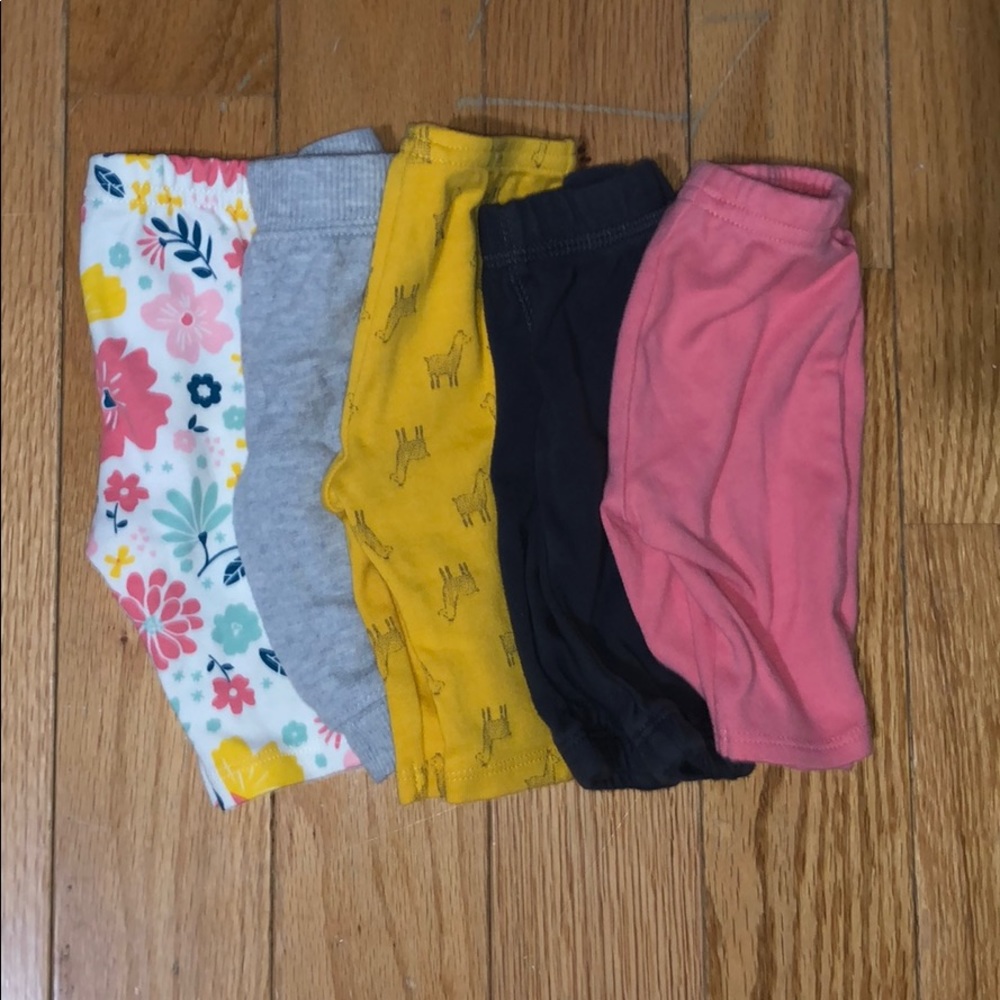Set of 4 long pants Newborn size